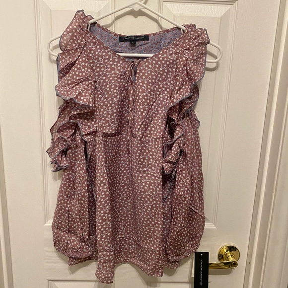 French Connection Elao Top Cold Shoulder NWT NEW - Picture 3 of 3